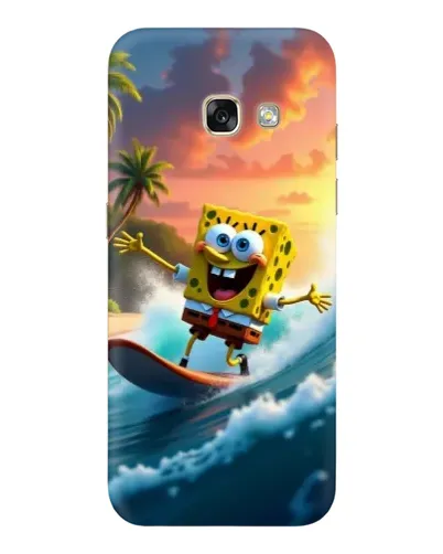 Чехол для Samsung Galaxy A5 2017 (A520, A520F) с картинкой «Губка Боб серфингист»