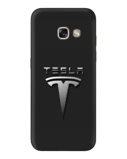 Чехол для Samsung Galaxy A5 2017 (A520, A520F) с картинкой «Стальной логотип Tesla» Чехол для Samsung Galaxy A5 2017 (A520, A520F) с картинкой «Стальной логотип Tesla»