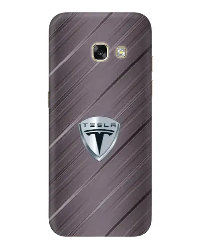 Чехол для Samsung Galaxy A5 2017 (A520, A520F) с картинкой «Металлическая текстура Tesla»