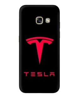 Чехол для Samsung Galaxy A5 2017 (A520, A520F) с картинкой «Tesla Red Logo» Чехол для Samsung Galaxy A5 2017 (A520, A520F) с картинкой «Tesla Red Logo»
