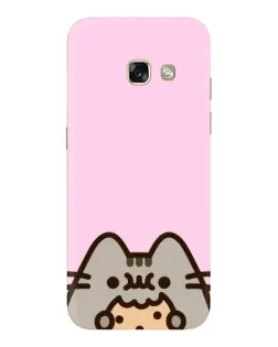 Чехол для Samsung Galaxy A5 2017 (A520, A520F) с картинкой «Pusheen и печенье»