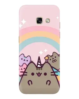 Чехол для Samsung Galaxy A5 2017 (A520, A520F) с картинкой «Единорог Pusheen»