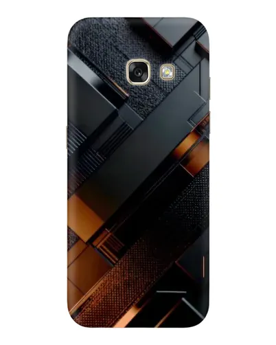 Чехол для Samsung Galaxy A5 2017 (A520, A520F) с картинкой «Черные геометрические блоки» Чехол для Samsung Galaxy A5 2017 (A520, A520F) с картинкой «Черные геометрические блоки»