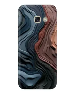 Чехол для Samsung Galaxy A5 2017 (A520, A520F) с картинкой «Цветные волны каньона»