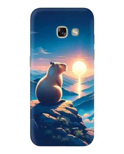 Чехол для Samsung Galaxy A5 2017 (A520, A520F) с картинкой «Закат солнца с капибарой» Чехол для Samsung Galaxy A5 2017 (A520, A520F) с картинкой «Закат солнца с капибарой»