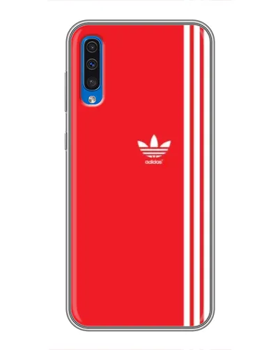 Чехол для Samsung Galaxy A50 2019 (A505F) с картинкой «Красный минимализм Adidas» Чехол для Samsung Galaxy A50 2019 (A505F) с картинкой «Красный минимализм Adidas»
