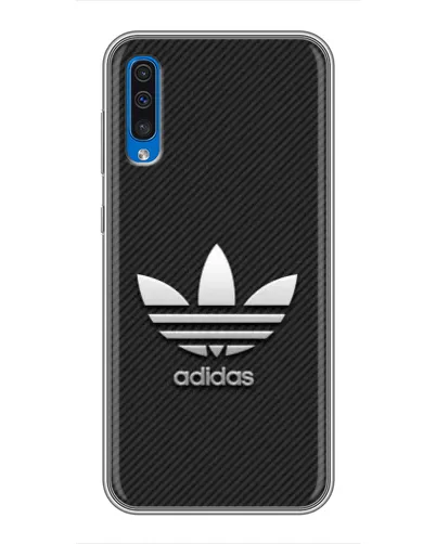 Чехол для Samsung Galaxy A50 2019 (A505F) с картинкой «Adidas Карбоновая текстура» Чехол для Samsung Galaxy A50 2019 (A505F) с картинкой «Adidas Карбоновая текстура»