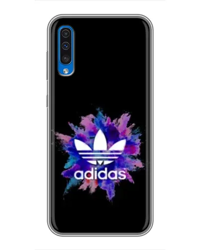 Чехол для Samsung Galaxy A50 2019 (A505F) с картинкой «Взрыв красок Adidas» Чехол для Samsung Galaxy A50 2019 (A505F) с картинкой «Взрыв красок Adidas»