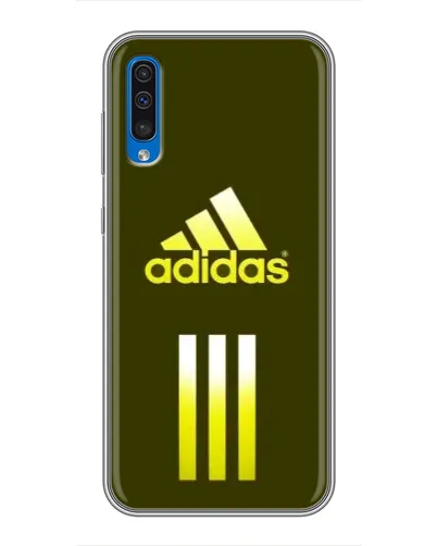 Чехол для Samsung Galaxy A50 2019 (A505F) с картинкой «Оливковый градиент Adidas» Чехол для Samsung Galaxy A50 2019 (A505F) с картинкой «Оливковый градиент Adidas»