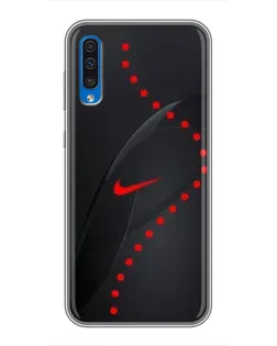 Чехол для Samsung Galaxy A50 2019 (A505F) с картинкой «Абстрактный дизайн Nike» Чехол для Samsung Galaxy A50 2019 (A505F) с картинкой «Абстрактный дизайн Nike»