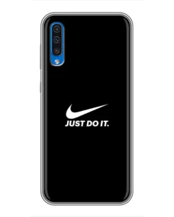 Чехол для Samsung Galaxy A50 2019 (A505F) с картинкой «Минимализм от Nike» Чехол для Samsung Galaxy A50 2019 (A505F) с картинкой «Минимализм от Nike»