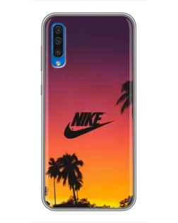 Чехол для Samsung Galaxy A50 2019 (A505F) с картинкой «Nike на закате солнца» Чехол для Samsung Galaxy A50 2019 (A505F) с картинкой «Nike на закате солнца»