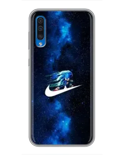 Чехол для Samsung Galaxy A50 2019 (A505F) с картинкой «Звездный путь Nike» Чехол для Samsung Galaxy A50 2019 (A505F) с картинкой «Звездный путь Nike»