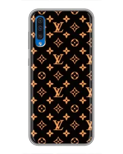 Чехол для Samsung Galaxy A50 2019 (A505F) с картинкой «Золотая монограмма LV» Чехол для Samsung Galaxy A50 2019 (A505F) с картинкой «Золотая монограмма LV»