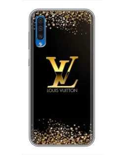 Чехол для Samsung Galaxy A50 2019 (A505F) с картинкой «LV — золотые искры» Чехол для Samsung Galaxy A50 2019 (A505F) с картинкой «LV — золотые искры»