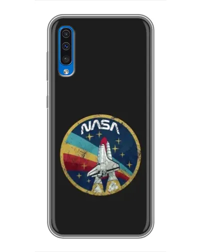 Чехол для Samsung Galaxy A50 2019 (A505F) с картинкой «NASA — эмблема миссии» Чехол для Samsung Galaxy A50 2019 (A505F) с картинкой «NASA — эмблема миссии»