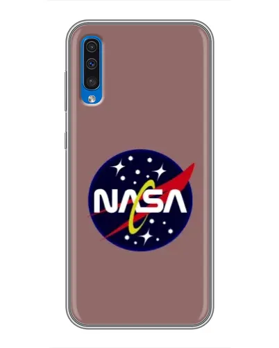 Чехол для Samsung Galaxy A50 2019 (A505F) с картинкой «NASA — ретро космос» Чехол для Samsung Galaxy A50 2019 (A505F) с картинкой «NASA — ретро космос»