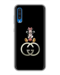 Чехол для Samsung Galaxy A50 2019 (A505F) с картинкой «Минни Маус на лого» Чехол для Samsung Galaxy A50 2019 (A505F) с картинкой «Минни Маус на лого»