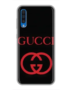 Чехол для Samsung Galaxy A50 2019 (A505F) с картинкой «Gucci — красный логотип» Чехол для Samsung Galaxy A50 2019 (A505F) с картинкой «Gucci — красный логотип»