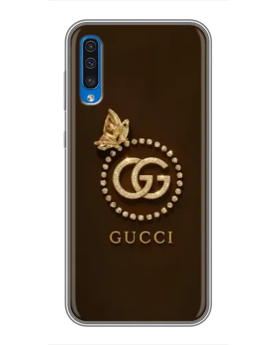 Чехол для Samsung Galaxy A50 2019 (A505F) с картинкой «Gucci — золотая бабочка» Чехол для Samsung Galaxy A50 2019 (A505F) с картинкой «Gucci — золотая бабочка»