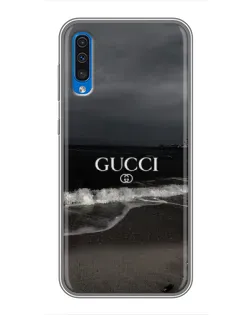 Чехол для Samsung Galaxy A50 2019 (A505F) с картинкой «Gucci — морской прибой» Чехол для Samsung Galaxy A50 2019 (A505F) с картинкой «Gucci — морской прибой»
