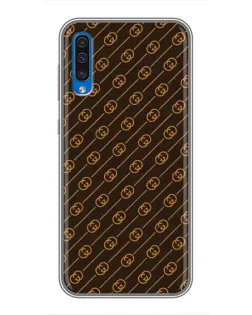 Чехол для Samsung Galaxy A50 2019 (A505F) с картинкой «Gucci — золотые диагонали» Чехол для Samsung Galaxy A50 2019 (A505F) с картинкой «Gucci — золотые диагонали»
