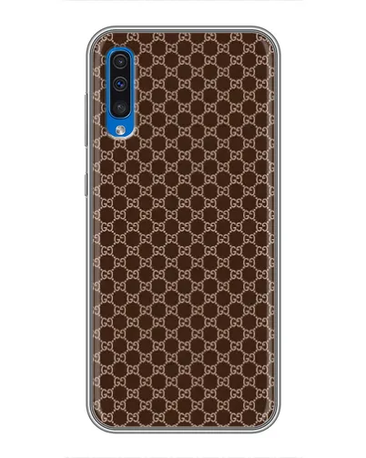 Чехол для Samsung Galaxy A50 2019 (A505F) с картинкой «Gucci — шоколадная сетка» Чехол для Samsung Galaxy A50 2019 (A505F) с картинкой «Gucci — шоколадная сетка»