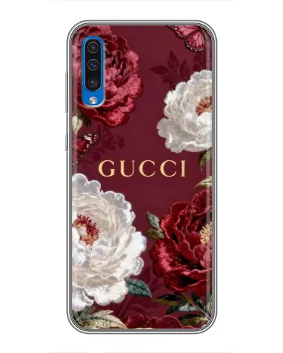 Чехол для Samsung Galaxy A50 2019 (A505F) с картинкой «Gucci — бордовые розы» Чехол для Samsung Galaxy A50 2019 (A505F) с картинкой «Gucci — бордовые розы»