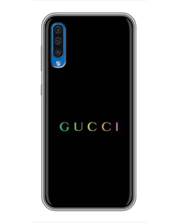 Чехол для Samsung Galaxy A50 2019 (A505F) с картинкой «Gucci — неоновый минимализм» Чехол для Samsung Galaxy A50 2019 (A505F) с картинкой «Gucci — неоновый минимализм»