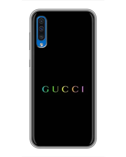 Чехол для Samsung Galaxy A50 2019 (A505F) с картинкой «Gucci — неоновый минимализм» Чехол для Samsung Galaxy A50 2019 (A505F) с картинкой «Gucci — неоновый минимализм»
