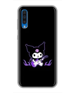 Чехол для Samsung Galaxy A50 2019 (A505F) с картинкой «Электрическая Kuromi» Чехол для Samsung Galaxy A50 2019 (A505F) с картинкой «Электрическая Kuromi»