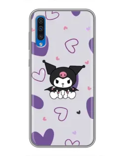 Чехол для Samsung Galaxy A50 2019 (A505F) с картинкой «Kuromi и лавандовые сердца» Чехол для Samsung Galaxy A50 2019 (A505F) с картинкой «Kuromi и лавандовые сердца»
