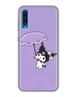 Чехол для Samsung Galaxy A50 2019 (A505F) с картинкой «Kuromi с зонтиком» Чехол для Samsung Galaxy A50 2019 (A505F) с картинкой «Kuromi с зонтиком»