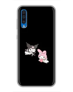 Чехол для Samsung Galaxy A50 2019 (A505F) с картинкой «My Melody и Kuromi» Чехол для Samsung Galaxy A50 2019 (A505F) с картинкой «My Melody и Kuromi»