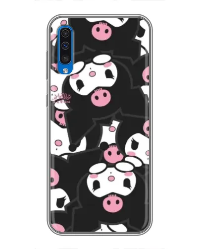 Чехол для Samsung Galaxy A50 2019 (A505F) с картинкой «Паттерн голов Куроми»