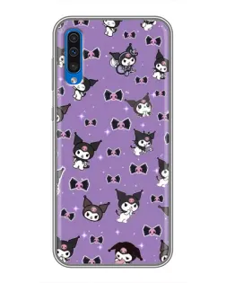 Чехол для Samsung Galaxy A50 2019 (A505F) с картинкой «Kuromi — паттерн» Чехол для Samsung Galaxy A50 2019 (A505F) с картинкой «Kuromi — паттерн»