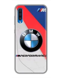 Чехол для Samsung Galaxy A50 2019 (A505F) с картинкой «BMW Performance стиль» Чехол для Samsung Galaxy A50 2019 (A505F) с картинкой «BMW Performance стиль»