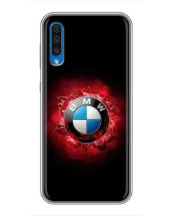 Чехол для Samsung Galaxy A50 2019 (A505F) с картинкой «Логотип BMW — вспышка» Чехол для Samsung Galaxy A50 2019 (A505F) с картинкой «Логотип BMW — вспышка»