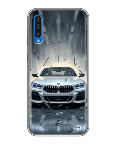 Чехол для Samsung Galaxy A50 2019 (A505F) с картинкой «BMW в свете фар» Чехол для Samsung Galaxy A50 2019 (A505F) с картинкой «BMW в свете фар»