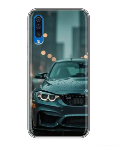 Чехол для Samsung Galaxy A50 2019 (A505F) с картинкой «BMW в огнях города» Чехол для Samsung Galaxy A50 2019 (A505F) с картинкой «BMW в огнях города»