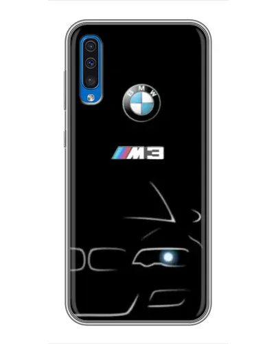 Чехол для Samsung Galaxy A50 2019 (A505F) с картинкой «Минималистичный принт BMW M3» Чехол для Samsung Galaxy A50 2019 (A505F) с картинкой «Минималистичный принт BMW M3»