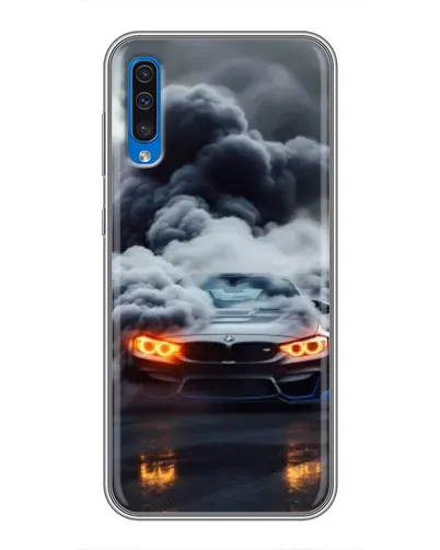Чехол для Samsung Galaxy A50 2019 (A505F) с картинкой «BMW в дыму» Чехол для Samsung Galaxy A50 2019 (A505F) с картинкой «BMW в дыму»