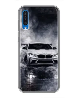 Чехол для Samsung Galaxy A50 2019 (A505F) с картинкой «BMW сквозь туман» Чехол для Samsung Galaxy A50 2019 (A505F) с картинкой «BMW сквозь туман»