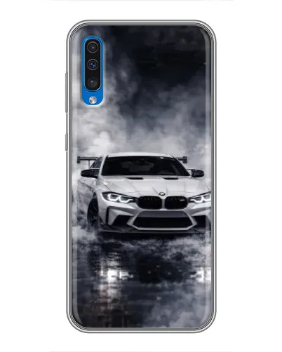 Чехол для Samsung Galaxy A50 2019 (A505F) с картинкой «BMW сквозь туман» Чехол для Samsung Galaxy A50 2019 (A505F) с картинкой «BMW сквозь туман»