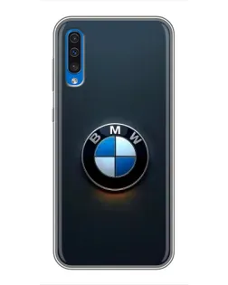 Чехол для Samsung Galaxy A50 2019 (A505F) с картинкой «Логотип BMW — минимализм» Чехол для Samsung Galaxy A50 2019 (A505F) с картинкой «Логотип BMW — минимализм»