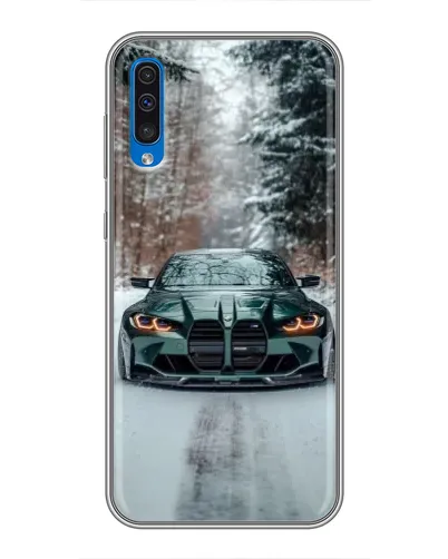 Чехол для Samsung Galaxy A50 2019 (A505F) с картинкой «BMW в зимнем лесу» Чехол для Samsung Galaxy A50 2019 (A505F) с картинкой «BMW в зимнем лесу»