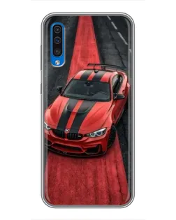 Чехол для Samsung Galaxy A50 2019 (A505F) с картинкой «BMW на красной дорожке» Чехол для Samsung Galaxy A50 2019 (A505F) с картинкой «BMW на красной дорожке»