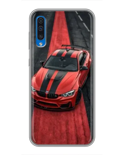 Чехол для Samsung Galaxy A50 2019 (A505F) с картинкой «BMW на красной дорожке» Чехол для Samsung Galaxy A50 2019 (A505F) с картинкой «BMW на красной дорожке»