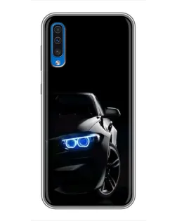 Чехол для Samsung Galaxy A50 2019 (A505F) с картинкой «BMW — ночной взгляд» Чехол для Samsung Galaxy A50 2019 (A505F) с картинкой «BMW — ночной взгляд»