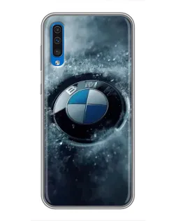 Чехол для Samsung Galaxy A50 2019 (A505F) с картинкой «Логотип BMW — лед» Чехол для Samsung Galaxy A50 2019 (A505F) с картинкой «Логотип BMW — лед»